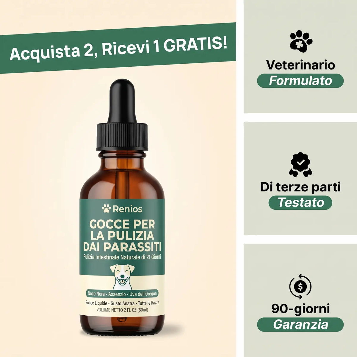 Renios Gocce Anti Parassita