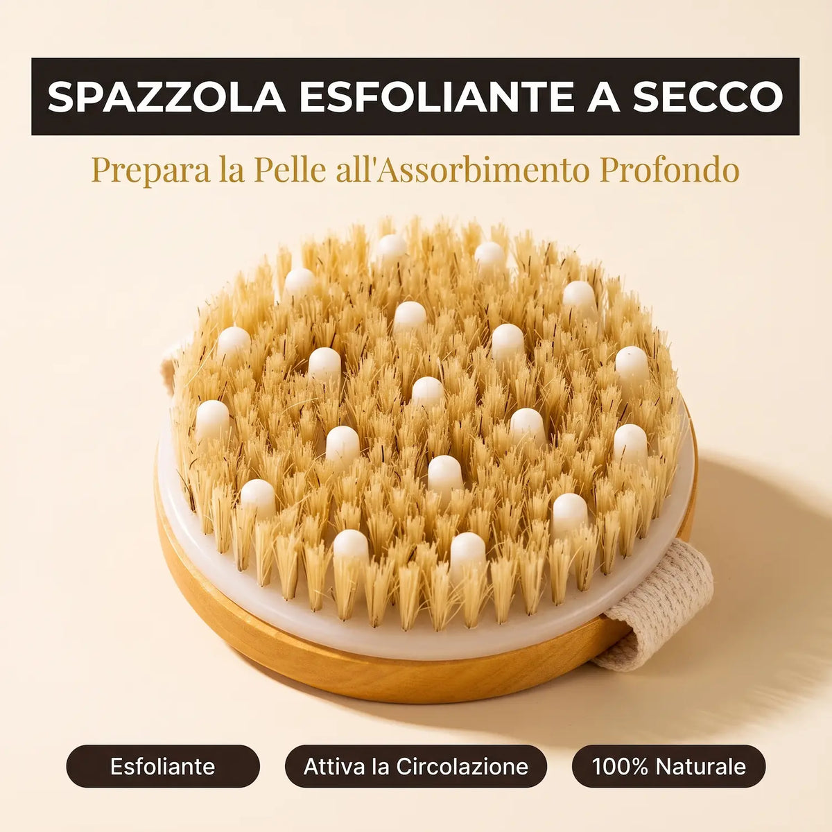 Spazzola Esfoliante a Secco